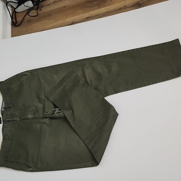 J. Crew Stretch Pants in Olive - Picture 7 of 9